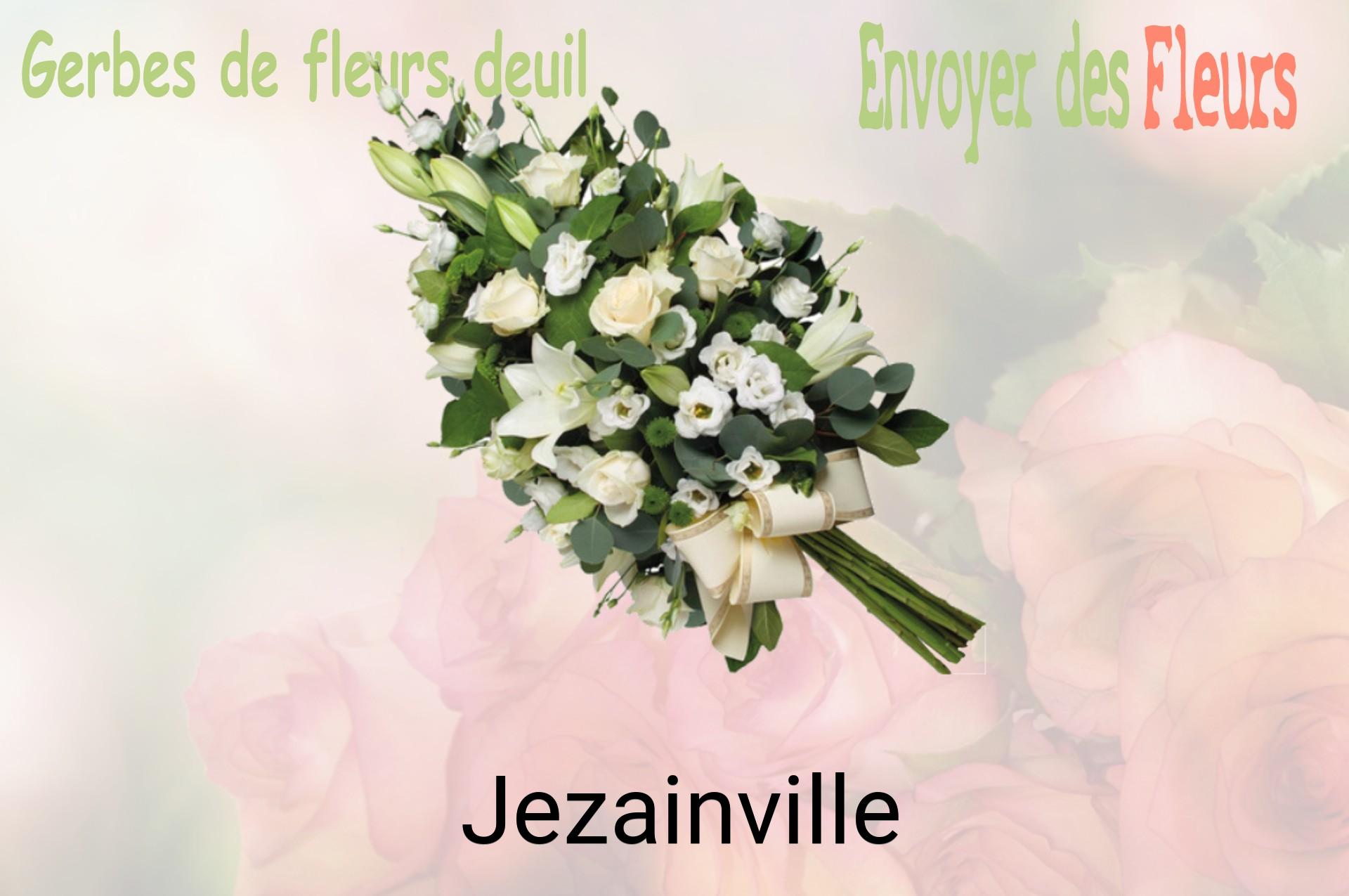 Gerbe de fleurs de deuil livrée à Jezainville